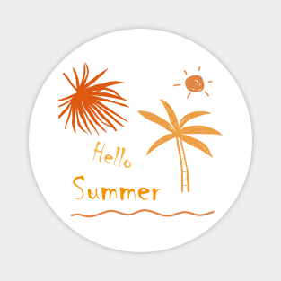 Hello Summer Magnet